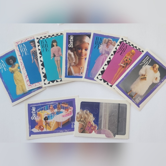 Barbie Fashion Trading Cards Lot of 3 Packs 1991 Vintage Sealed Mattel 1188 - Picture 5 of 8
